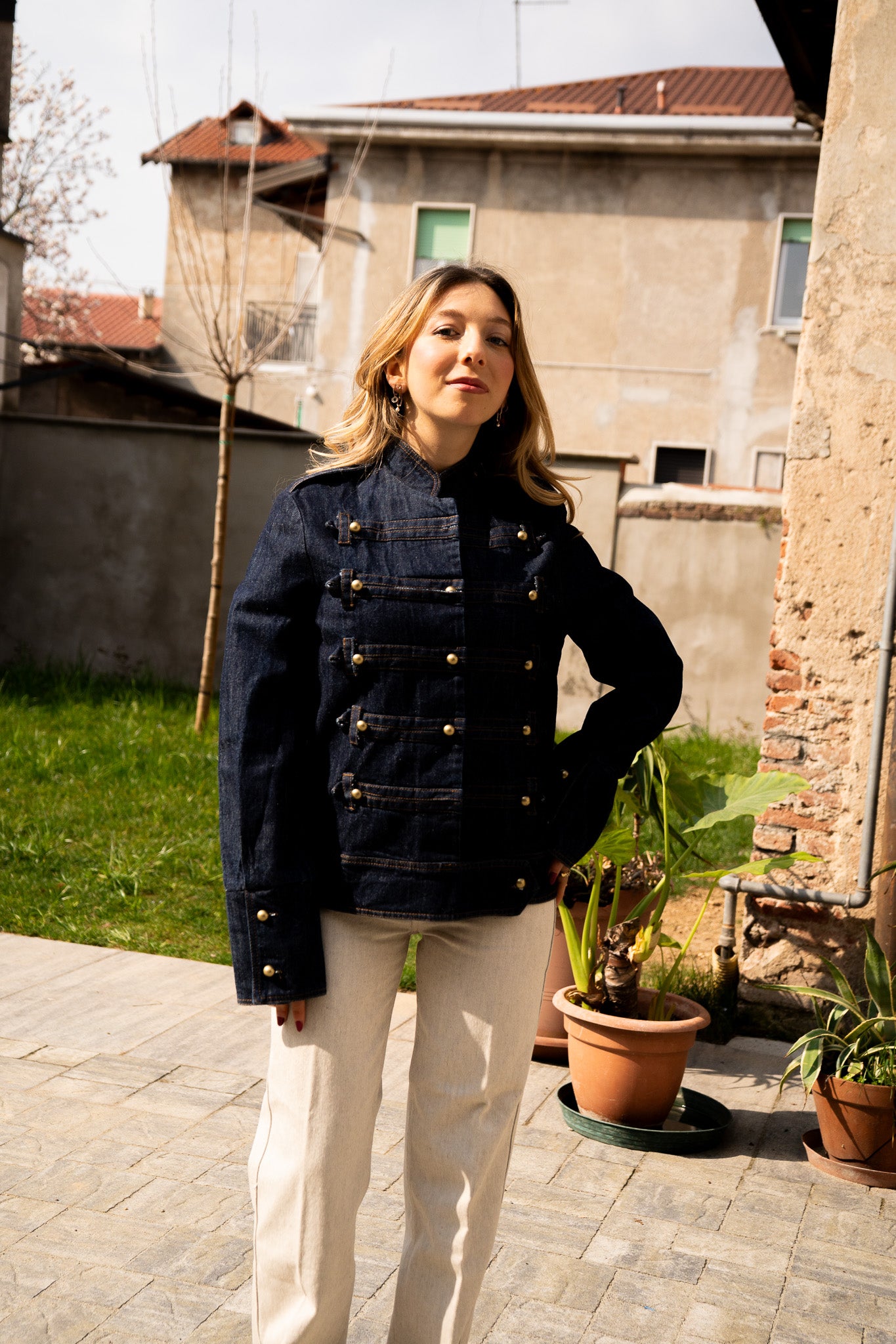 GIACCA JEANS TENSIONE IN