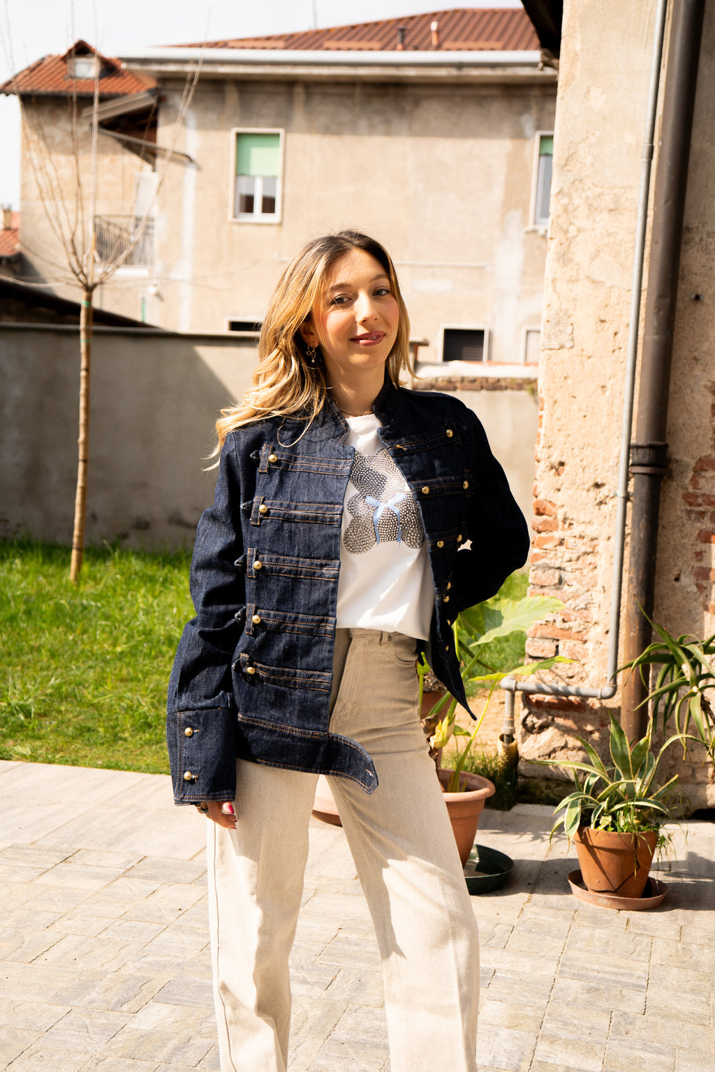 GIACCA JEANS TENSIONE IN