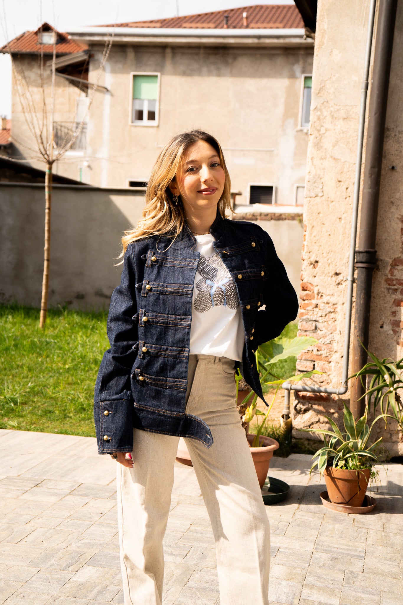 GIACCA JEANS TENSIONE IN