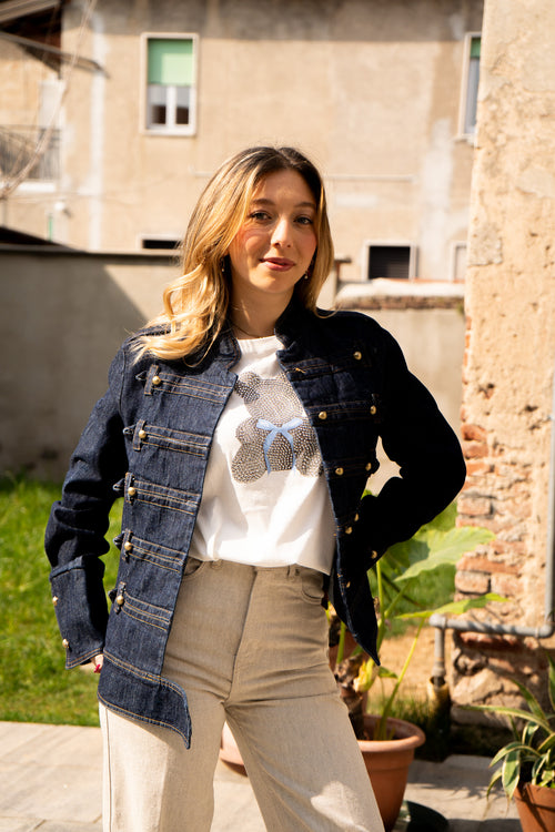 GIACCA JEANS TENSIONE IN