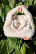 GUESS - BORSETTA PELLICCIA ROSA