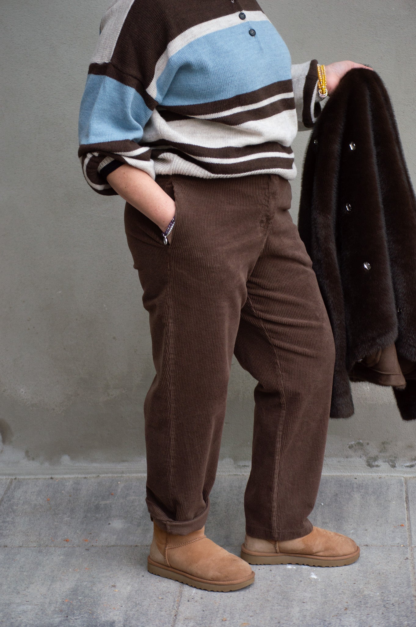 VICOLO - PANTALONE VELLUTO